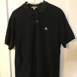 Black Burberry polo size Large